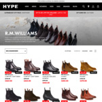 Up to 25% off R.M. Williams @ Hype DC