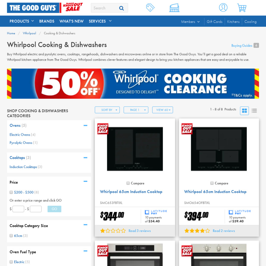 Whirlpool 60cm Electric Oven 294 Was 588 More The Good