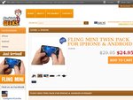 Fling Mini 2 Pack; iPhone/iPod Touch/Android Phones ($24.95 + $3 Post +Freebie) Gadgets4Geeks.com.au