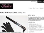 $30 off Brand New Modiva Professional 25mm Clipless Curling Iron