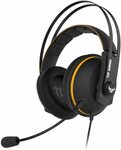TUF Gaming H7 Core PC and PS4 Gaming Headset, Upgraded Ear Cushions for Eyewear Comfort (Yellow) - $59.04