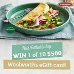 Win 1 of 10 $500 Woolworths Gift Cards from D'Orsogna