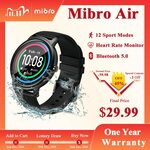 Xiaomi Mibro Air Smart Watch US$32.99 (A$45.48) Delivered @ SIMSON Store AliExpress
