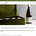 Win an 864 Single Block 6 Pack Worth $660 from Oakridge Wines