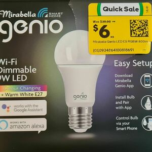 mirabella genio light bulb