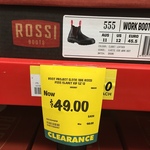 Rossi Work Boots $49 (Was $69) @ Bunnings