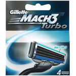 Gillette Mach 3 Turbo Blades (4 Pack) for $8 + Delivery