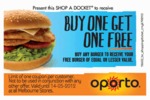 2-for-1 Burgers @ Oporto (All Melbourne Stores)