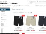 Ron Bennett Big Men's Clothing - Exclusive OzBargain Offer: Shorts Normally $65, Now $28