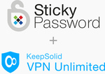 Sticky Password Premium and VPN Unlimited Lifetime Subscription Bundle US$21 (~A$29) @ Cult of Mac