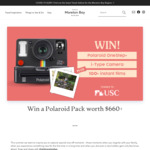 Win a Polaroid Onestep+ i-Type Camera with 100 Instant Films Worth $662.75 from Moreton Bay Region Industry and Tourism