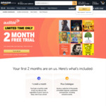 2 Months Free Subscription Trial (New Signups Only, $16.45/Month after Trial) @ Audible via Amazon AU