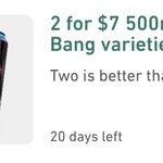 2 for $7 500ml Bang Energy Drink Varieties @ 7-Eleven (App Required)
