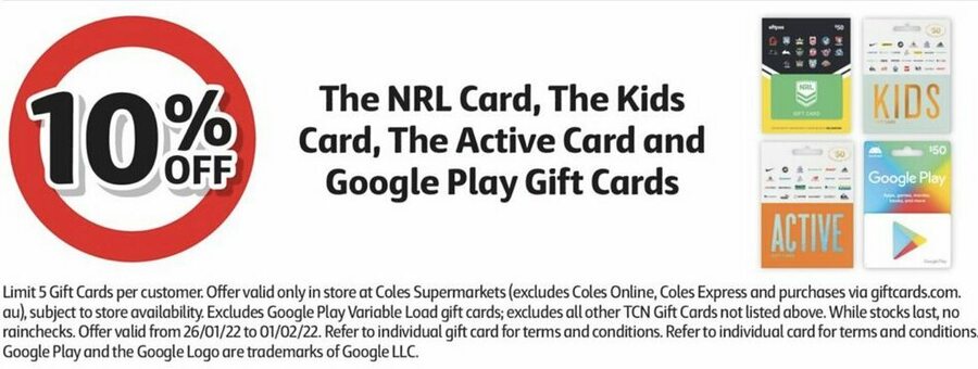 2000 Bonus Flybuys Points with Minimum $100 Officeworks Gift Card Purchase  @ Coles - OzBargain