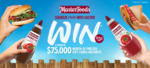 Win 1 of 1500 $50 Prezzee Gift Cards from MasterFoods (Purchase Eligible MasterFoods Tomato or Barbecue Sauce from Woolworths)