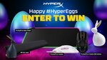 Win 1 of 2 PC Accessories Prize Packs (Mouse, Mat, Wrist Rest, Merchandise) from HyperX