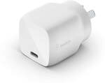 Belkin 30W USB-C Wall Charger (White) $23.70 ($14.95 with Perks) + Delivery ($0 C&C) @ JB Hi-Fi