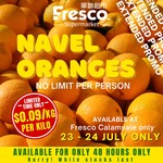 [QLD] Navel Oranges $0.09/kg @ Fresco, Calamvale