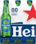 2 for $20 Heineken 0.0 Bottles 6x330ml + Delivery ($0 C&C/ in-Store/ $250 Order) @ Coles