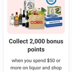 2000 Bonus Flybuys Points (Worth $10) + $10 off $60 Order + Del ($0 C&C/$150 Order) @ Coles Online Liquor (excl. QLD, TAS, NT)