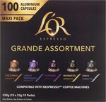 L'OR Espresso Coffee 100 Assorted Capsules 100 Pack $37.49 ($33.74 S&S) + Delivery ($0 with Prime / $39 Spend) @ Amazon AU