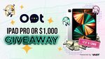 Win iPad Pro or $1,000 from OOt Social and Vast