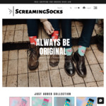 50% off All Novelty Socks + Delivery ($0 with $40 Order) @ ScreamingSocks