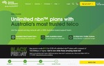 $10 off/Month for 12 Months on nbn and OptiComm Plans 100/20, 100/40, 250/25, 1000/50 (New Customers Only) @ Aussie Broadband