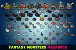 [PC] Free: Fantasy Monsters Animated (Megapack) (2D Asset for App/Game Dev) + Extra Gifts (Was US$30) @ Unity