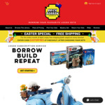 Free Shipping during April @ Brick Borrow Australia (Borrow, Play & Return LEGO Sets)