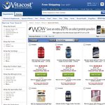 Vitacost Specials Inc 20% off Protein: Dymatize WPI 2lb $19.91 ($12.90 Shipped with $10 Coupon)
