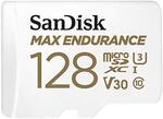 SanDisk Max Endurance 128GB microSDXC V30 UHS-I Memory Card $31.74 + Delivery ($0 with Prime / $39 Spend) @ Amazon AU