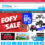 15% off Storewide - Scooters, Bicycles, Kids Play + More + Delivery ($0 MEL C&C) @ Go Easy Online