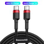 Baseus Braided 0.5m PD 60W Type-C to Type-C Cable US$1.99 (~A$2.93) @ BASEUS Officialflagship Store AliExpress