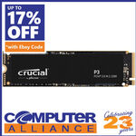Crucial 4TB NVMe SSD's: P3 Gen 3 $271.15 (eBay+ $264.77), P3 Plus Gen 4 $296.65 (eB+ $289.67) Delivered @ Computer Alliance eBay