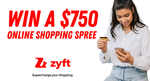 Win a $750 Visa Prepaid Gift Card from Zyft