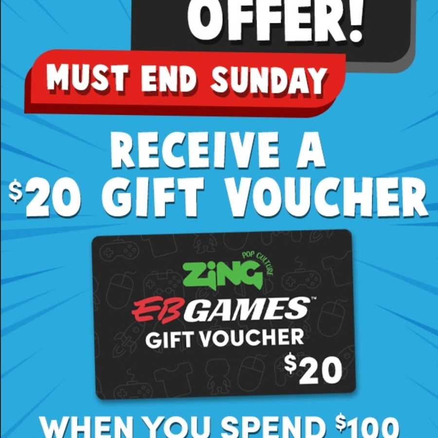 $20 EB Games Gift Card - Gift Cards - EB Games New Zealand