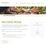 Win a 12-Month Supply of 1m Wood Fired Pizza from Pellegrini's [NSW]