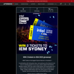 Win 1 of 3 Double Passes to IEM Sydney from Aftershock