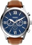 [Prime] Fossil Flynn Brown Chronograph Watch $120 Delivered @ Amazon AU