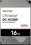 [Used] WD Ultrastar HC550 16TB 3.5″ Enterprise SATA HDD WUH721816ALE6L4 $239 Delivered @ Metrocom