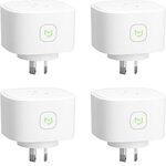 Meross Smart Wi-Fi Plug with Energy Monitor - 4-Pack $49.98 + Delivery ($0 with Prime/ $59 Spend) @ meross direct via Amazon AU
