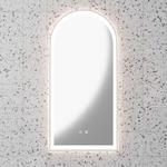 The Arch Framed LED Mirror - Matte White $269 Delivered @ Aussie Baths