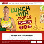 Win a 2-Person Trip to Paris Valued up to $19,200 or 1 of 58 $100 Woolworths Supermarket Gift Cards from Arnott's [Req Purchase]