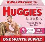 Huggies Ultra Dry Nappies (Sizes 2-6) 1 Month Pack $52-$55 (S&S $46.75-$44.20) + Delivery ($0 w Prime/$59 Spend) @ Amazon AU