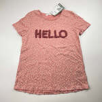 H&M Pink Embellished Cotton T-Shirt, Size 9-10, $2.95 (RRP $12.99) + $9.95 Flat Rate Delivery @ Daisy Chain Clothing