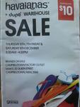 Havaianas + Dupé Warehouse 3-Day Sale - Nothing Over $10