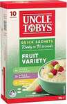 Uncle Tobys Oats Quick Sachets Varieties 350g $3.15 ($2.83 S&S) + Delivery ($0 with Prime/ $59 Spend) @ Amazon AU