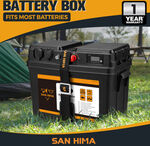 San Hima Battery Box Portable $87.96 ($85.76 eBay Plus) Delivered @ Sunyee eBay