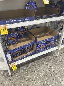 Danish Butter Cookies 454g $3.50 @ Coles